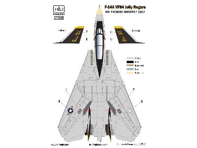 F-14a Vf84 Jolly Rogers Uss Theodore Roosevelt - zdjęcie 3