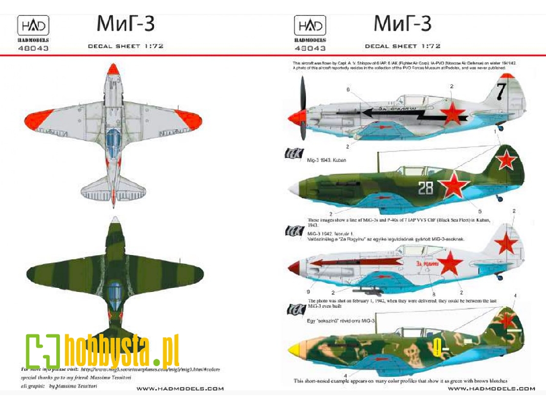 Mig-3 Yellow 9, Black 7, White 28 - zdjęcie 1 Mig-3 Yellow 9, Black 7, White 28 - zdjęcie 1