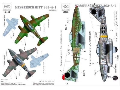 Messerschmitt Me 262 A-1 Luftwaffe Black L, White 17 - zdjęcie 1
