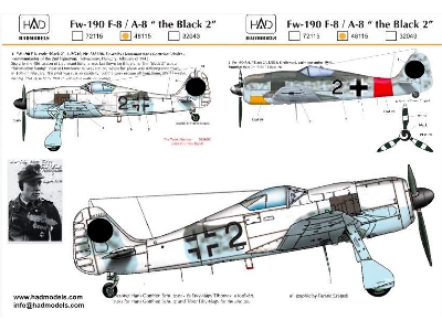Fw-190 F-8 / A-8 Luftwaffe Black 2 - zdjęcie 1