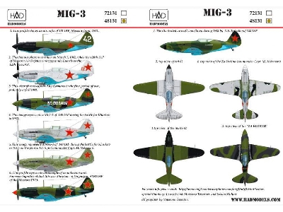Mig-3 Russian White 42, Red 02, Za Rodina, Za Stalina - zdjęcie 2