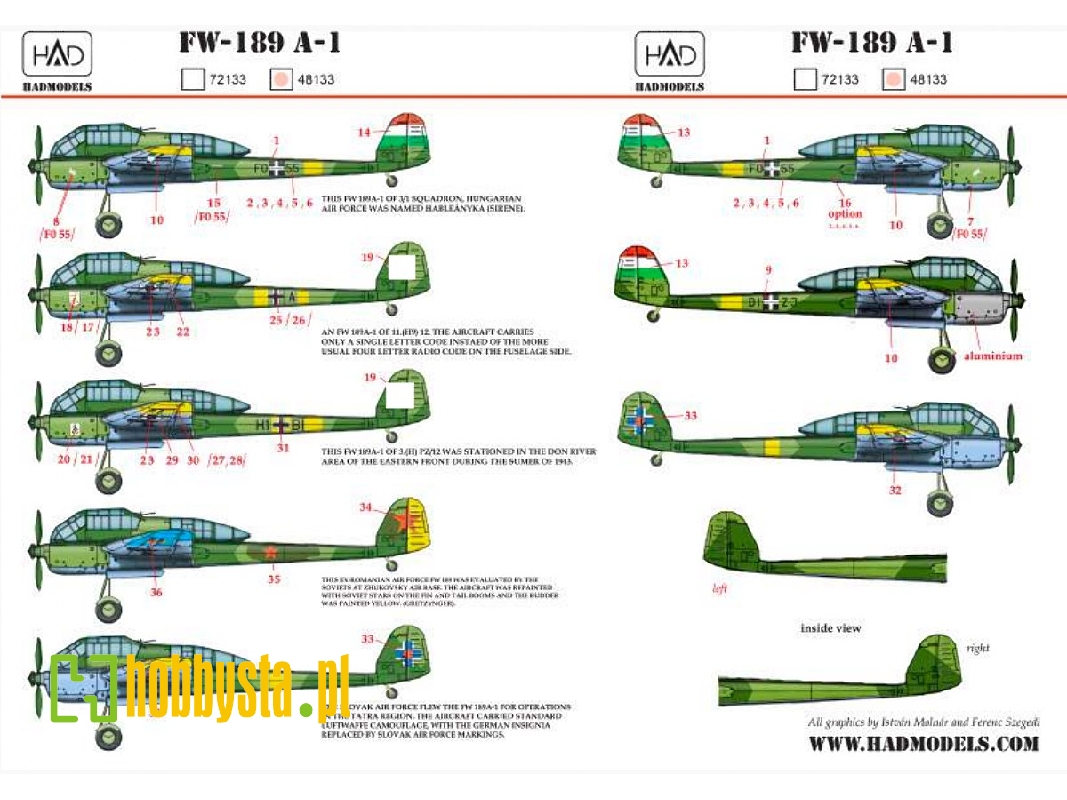 Fw-189 A-1 - zdjęcie 1 Fw-189 A-1 - zdjęcie 1
