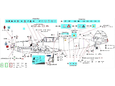 Bf 109 E Full Stencil Sheet - zdjęcie 2