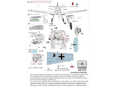 Bf 109 E Full Stencil Sheet - zdjęcie 3