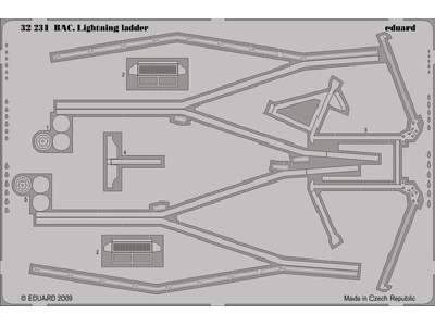  BAC Lightning ladder 1/32 - Trumpeter - blaszki - zdjęcie 1
