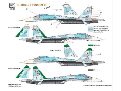 Su-27 Russian Red 01; 07; Blue 01; 305 - zdjęcie 3