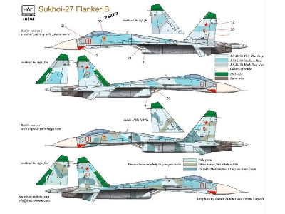 Su-27 Russian Red 01; 07; Blue 01; 305 - zdjęcie 4