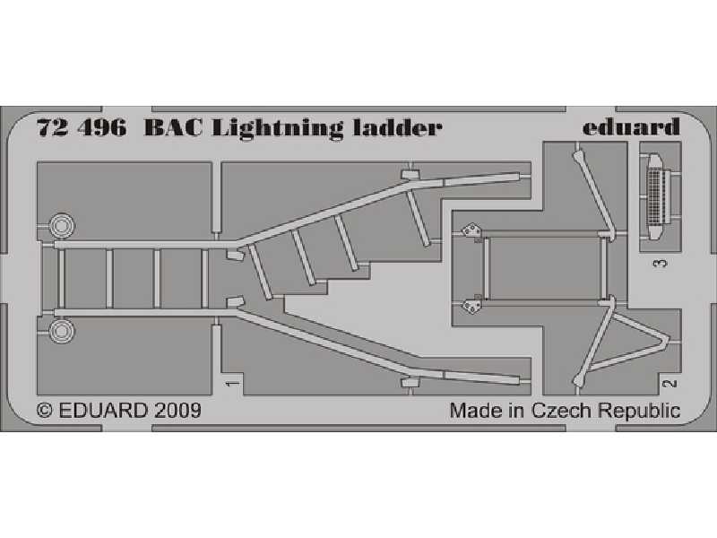  BAC Lightning ladder 1/72 - Trumpeter - blaszki - zdjęcie 1
