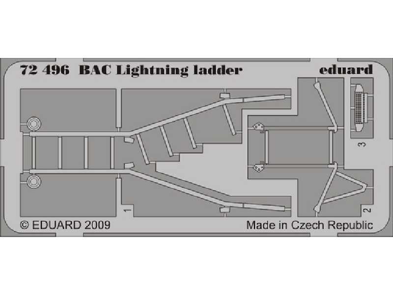 BAC Lightning ladder 1/72 - Trumpeter - blaszki - zdjęcie 1 BAC Lightning ladder 1/72 - Trumpeter - blaszki - zdjęcie 1