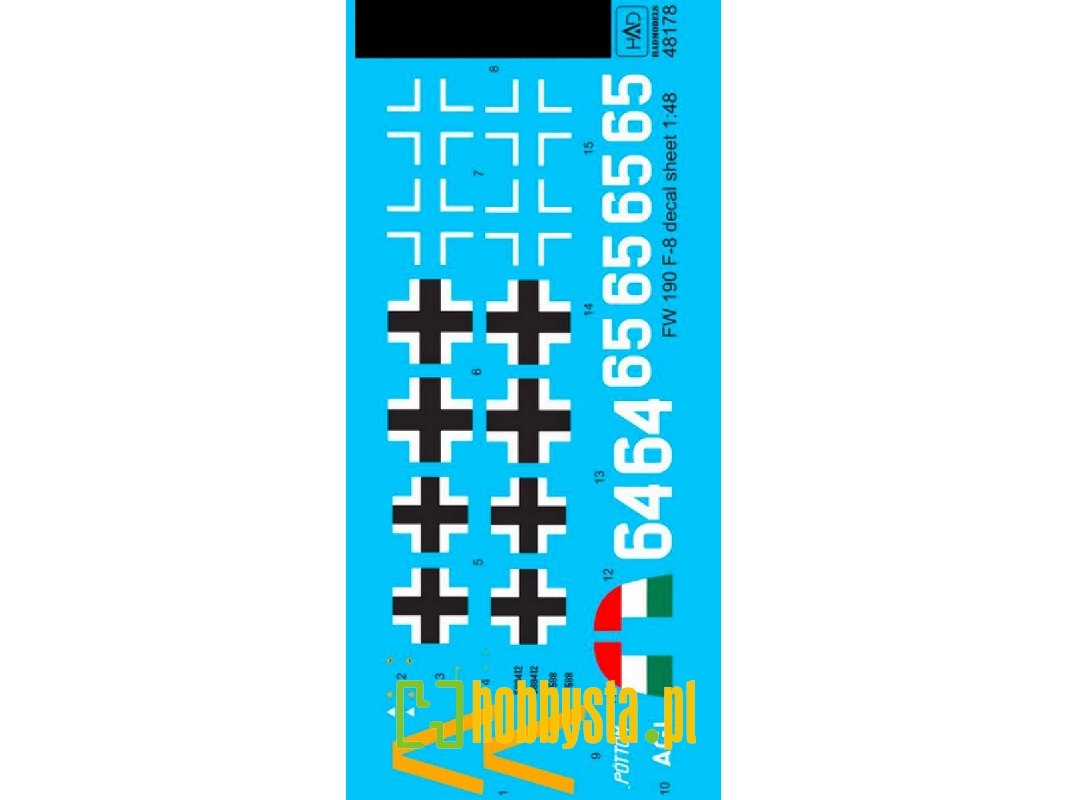 Fw-190 F-8 64 Ăˇgi, 65 PĂ¶ttĂ¶m - zdjÄ™cie 1