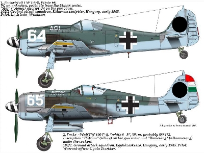 Fw-190 F-8 64 Ăˇgi, 65 PĂ¶ttĂ¶m - zdjÄ™cie 2
