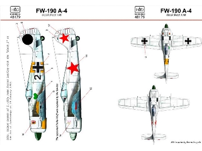 Fw-190 A-4 Black 2 Jg54; + Soviet Captured Painting - zdjęcie 3