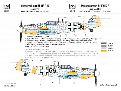Messerschmitt Bf 109 G-6 "erzsike" 66 - zdjęcie 1