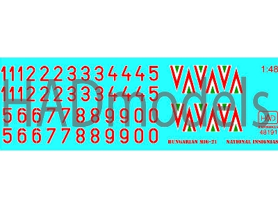 Hungarian National Insignias And Numbers - zdjęcie 1