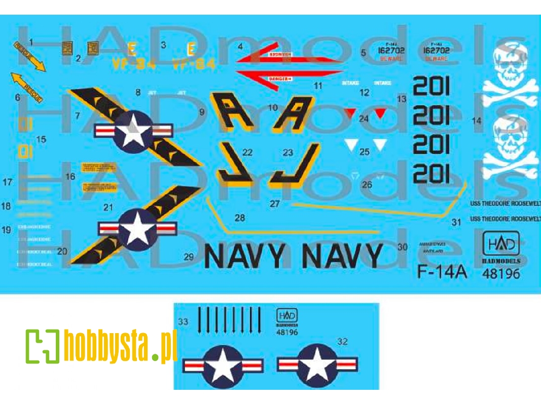 F-14a 201 Vf-84 Jolly Rogers - zdjęcie 1
