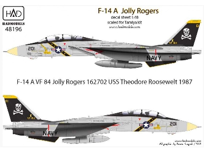 F-14a 201 Vf-84 Jolly Rogers - zdjęcie 2