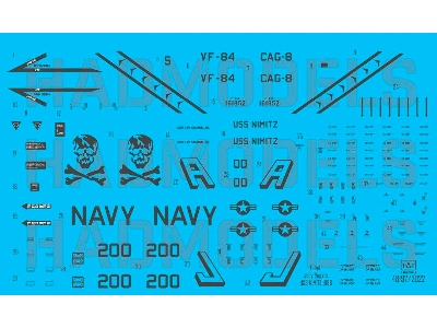 F-14a Vf-84 Jolly Rogers 200 Low Visibility - zdjęcie 1