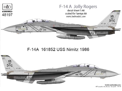 F-14a Vf-84 Jolly Rogers 200 Low Visibility - zdjęcie 2