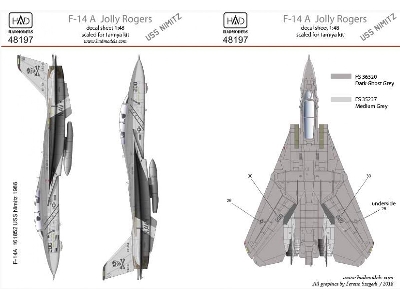 F-14a Vf-84 Jolly Rogers 200 Low Visibility - zdjęcie 3