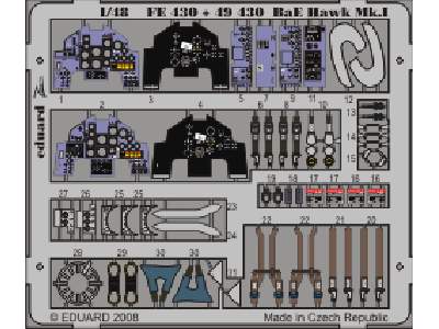  BaE Hawk Mk. I S. A. 1/48 - Italeri - blaszki - zdjęcie 2