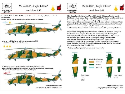 Mi-24 D/V " Eagle Killers" In Hungarian Service With Extra Stencils - zdjęcie 3