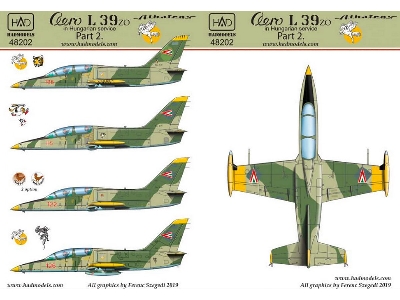 Aero L-39 Zo Hungarian Part 2 With Czech Painting And Ddr Stencils - zdjęcie 2