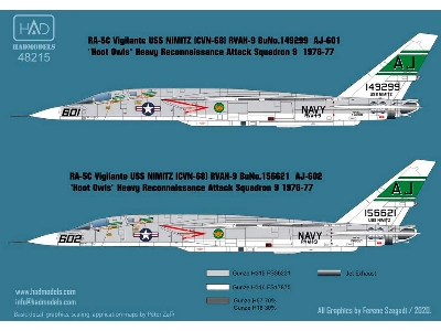Ra-5c Vigilante / Uss Nimitz - zdjęcie 2