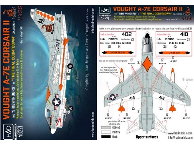 A-7e Vs-86 Corsair Sidewinders "final Countdown" Collection - zdjęcie 4