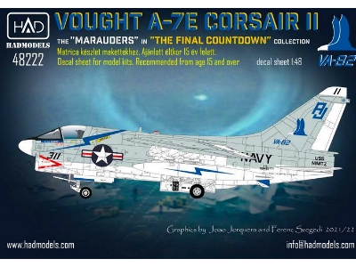 A-7e Corsair Va-82 "final Countdown" Collection - zdjęcie 1