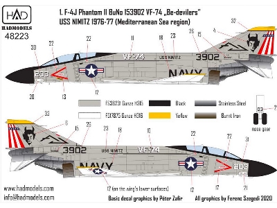F-4j Phantom Vf 74 Be-devilers Uss Nimitz 70's Part 1 - zdjęcie 3