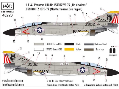 F-4j Phantom Vf 74 Be-devilers Uss Nimitz 70's Part 1 - zdjęcie 4