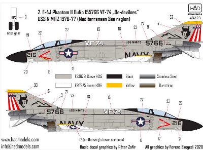 F-4j Phantom Vf 74 Be-devilers Uss Nimitz 70's Part 1 - zdjęcie 5