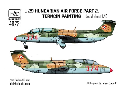 L-29 In Hungarian Service / Trencin Painting Scheme - zdjęcie 2