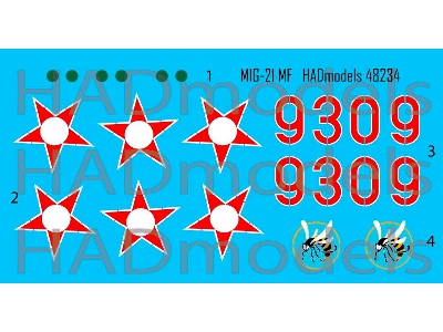 Mig-21 Mf Hunaf 9309 DongĂł Squadron - zdjÄ™cie 1