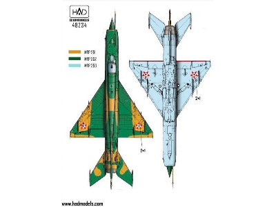 Mig-21 Mf Hunaf 9309 DongĂł Squadron - zdjÄ™cie 3