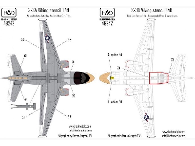 S-3a Viking Stencil Set - zdjęcie 3