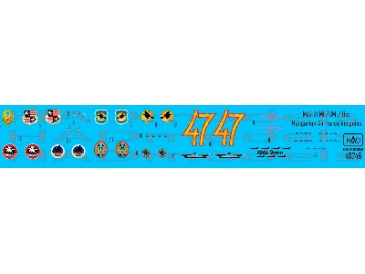 Mig-21 Hungarian Insignias - zdjęcie 1