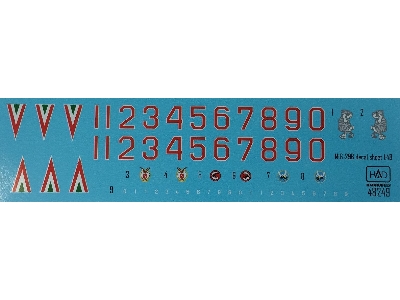 Hungarian Mig-29 B/Ub Main Insignias - zdjęcie 1