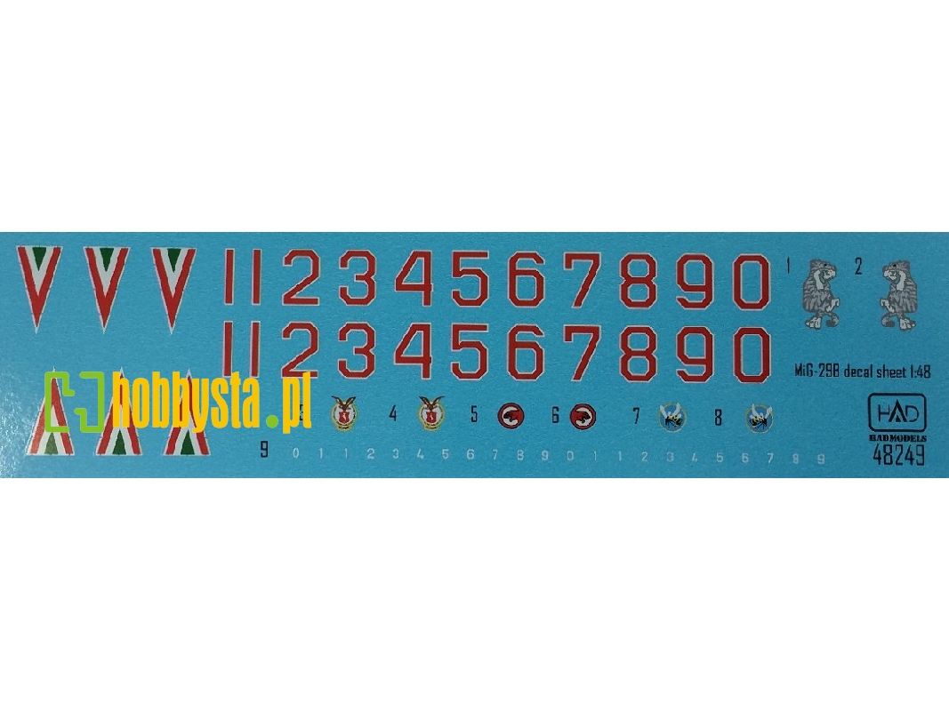Hungarian Mig-29 B/Ub Main Insignias - zdjęcie 1 Hungarian Mig-29 B/Ub Main Insignias - zdjęcie 1