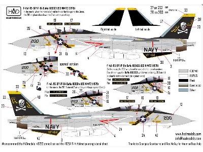 F-14a Jolly Rogers "the Final Countdown" Part 2 Main Actors - In Action - zdjęcie 2