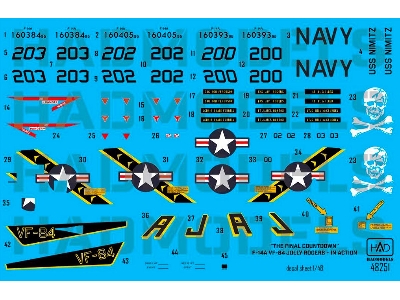 F-14a Jolly Rogers "the Final Countdown" Part 2 Main Actors - In Action - zdjęcie 3