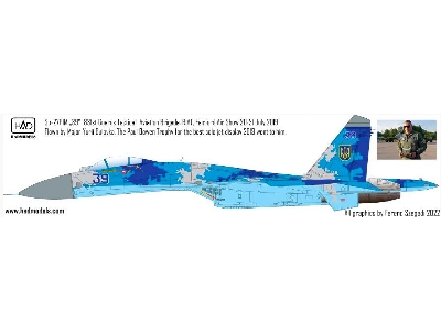 Ukrainian Su-27 P1m Falnker B Digit Camouflage - zdjęcie 8