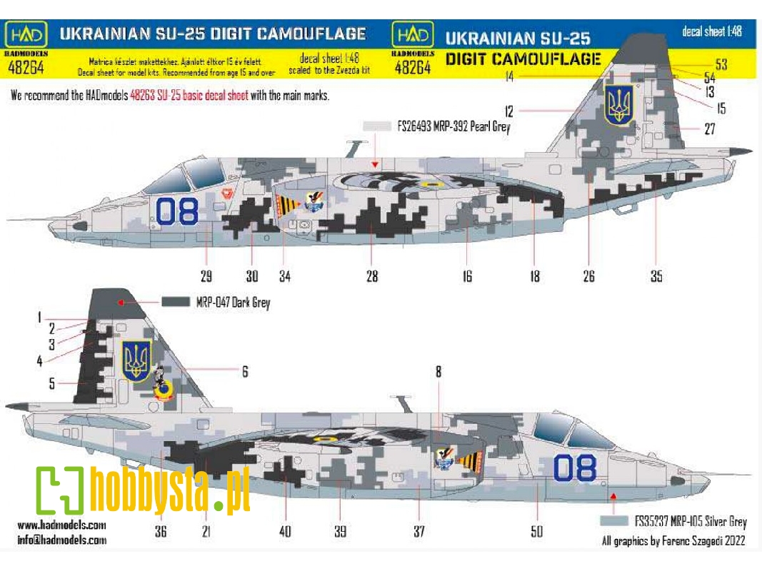 Su-25 Ukrainian Digit Camouflage - zdjęcie 1 Su-25 Ukrainian Digit Camouflage - zdjęcie 1