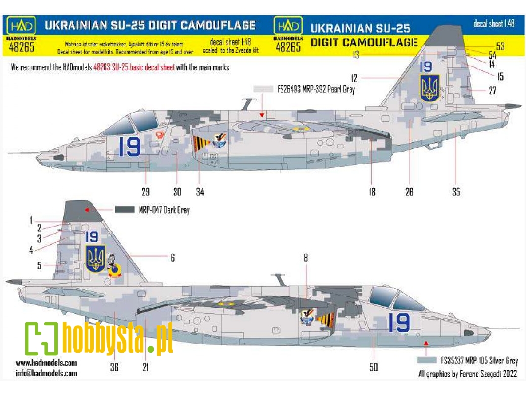 Su-25 Ukrainian Digit Camouflage Ii - zdjęcie 1 Su-25 Ukrainian Digit Camouflage Ii - zdjęcie 1