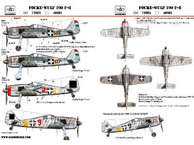 Fw-190 F-8 Red 2; 9; W-517; W505 - zdjęcie 1