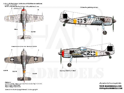 Fw-190 F-8 Red 2; 9; W-517; W505 - zdjęcie 2