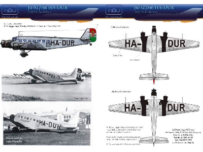 Ju-52 Ha-dur Plane Of Horthy MiklĂłs - zdjÄ™cie 3