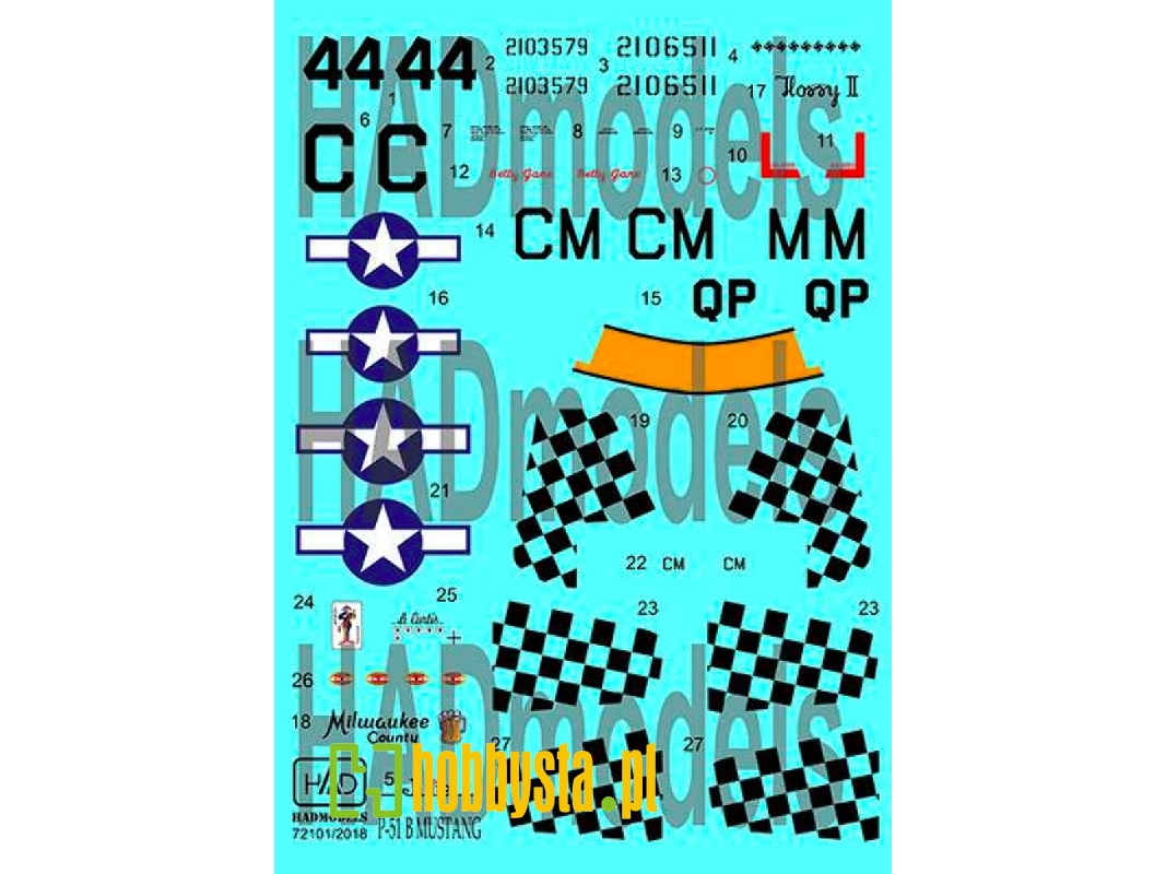 P-51 B Mustang Reprint - zdjęcie 1