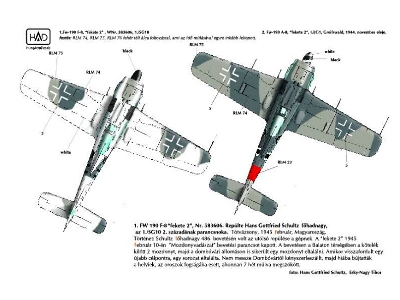 Fw-190 F-8 / A-8 Luftwaffe Black 2 - zdjęcie 2