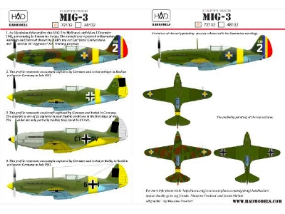 Mig-3 With Captured Rumanian And German Markings - zdjęcie 1